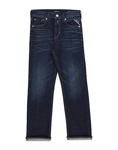 REPLAY & SONS Denim trousers Blue 99% Cotton, 1% Elastane