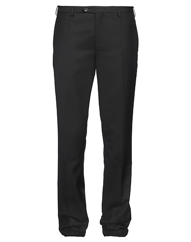 MMX Casual trouser Black 85% Super 150s Wool, 15% Silk