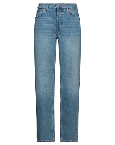 ANINE BING Denim trousers Blue 50% Cotton, 50% Organic cotton