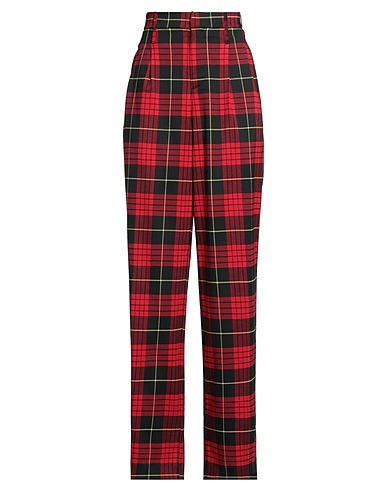 ANIYE BY Casual trouser Red 82% Polyester, 15% Viscose, 3% Elastane