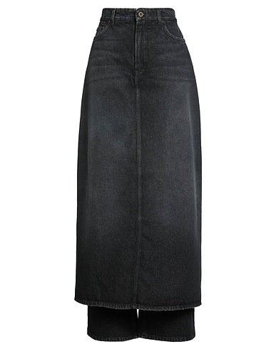 JEAN PAUL GAULTIER Falda vaquera Negro 100% Algodón