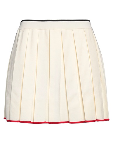 THOM BROWNE Minigonna Avorio 83% Lana Vergine, 15% Poliammide, 2% Elastan