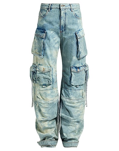 THE ATTICO Denim pants Blue 100% Cotton