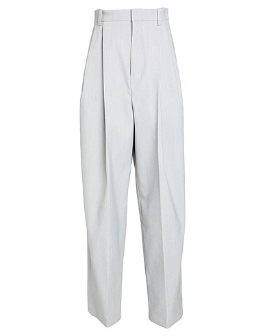 JACQUEMUS Casual παντελόνι Ανοιχτό γκρι 35% Πολυεστέρας, 34% Βαμβάκι, 29% Παρθένο μαλλί, 2% Ελαστάνη
