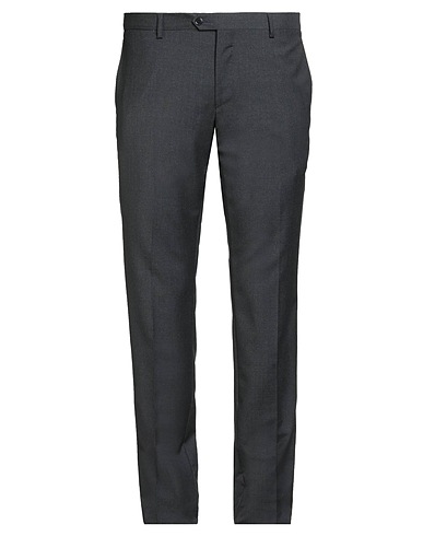 LARDINI Casual trouser Lead 100% Wool