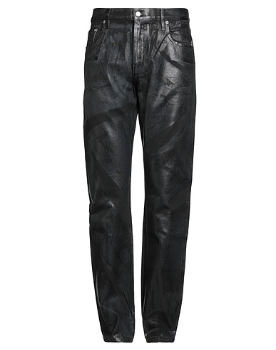 HELMUT LANG Denim trousers Black 100% Cotton