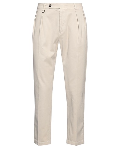 PAOLO PECORA Casual pants 98% Cotton, 2% Elastane