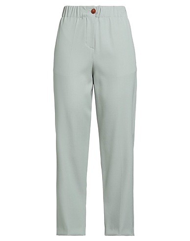 ALYSI Pantalone CRÈME Verde salvia 100% Lana Vergine