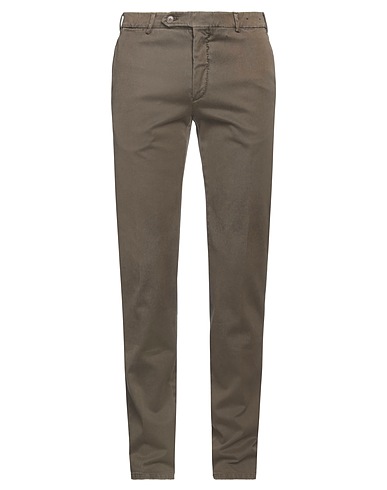 ZANELLA Casual trouser Military green 98% Cotton, 2% Elastane