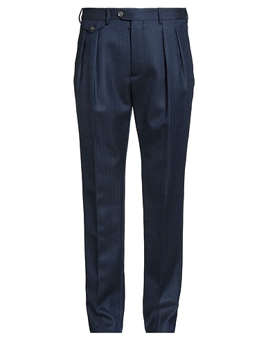 LARDINI Pantalone Blu navy 100% Lana