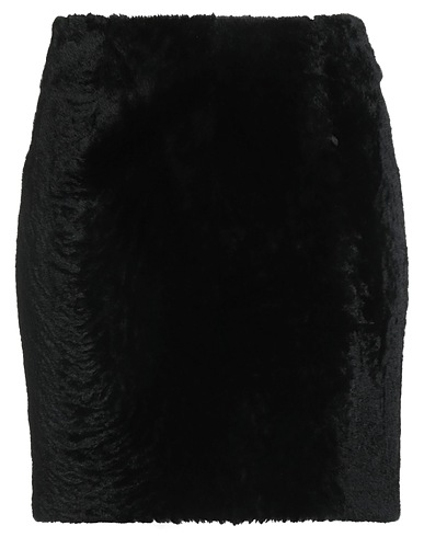 MYSKIN Mini skirt Black 100% Lambskin