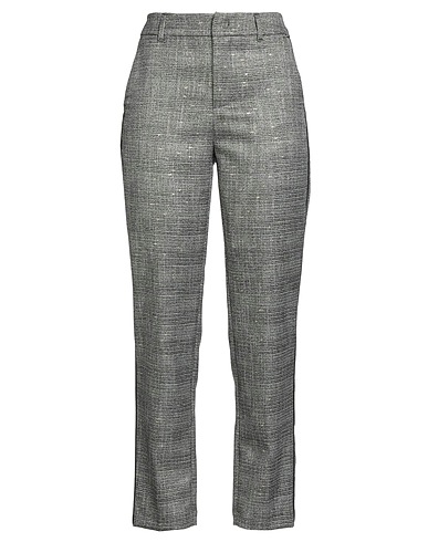 LIU •JO Casual trouser Black 58% Polyester, 36% Viscose, 4% Metallic Polyester, 2% Elastane