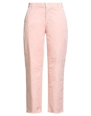 TAKE-TWO Casual trouser Pink 97% Cotton, 3% Elastane