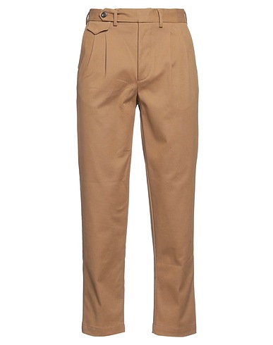WHITE SAND Casual trouser Camel 98% Cotton, 2% Elastane