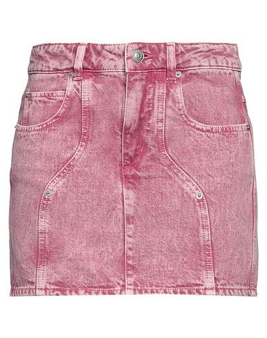 MARANT ÉTOILE Denim skirt Plum 100% Cotton