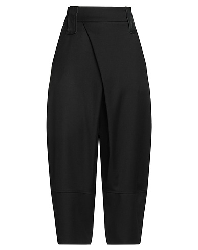 LE RUEMARCEL Casual pants 64% Polyester, 33% Viscose, 3% Elastane, Leather