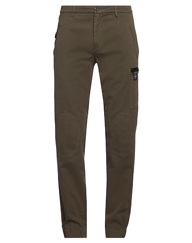 THREE STROKE Hosen Militärgrün 98% Baumwolle, 2% Elastan