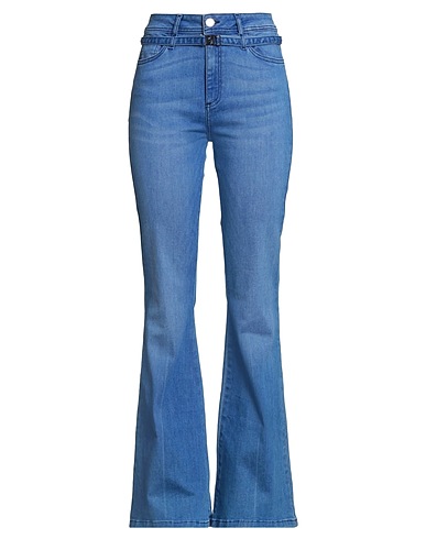 GAUDÌ Denim trousers JEANS Blue 90% Cotton, 8% Elastomultiester, 2% Elastane