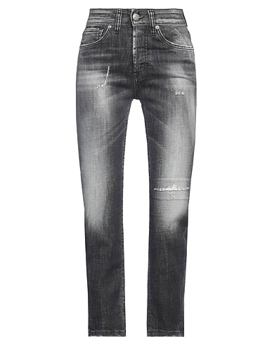 VICOLO Denim trousers DENIM COUTURE Black 98% Cotton, 2% Elastane