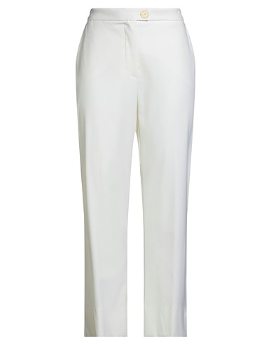 MAISON LAVINIATURRA Pantalone Avorio 100% Lana