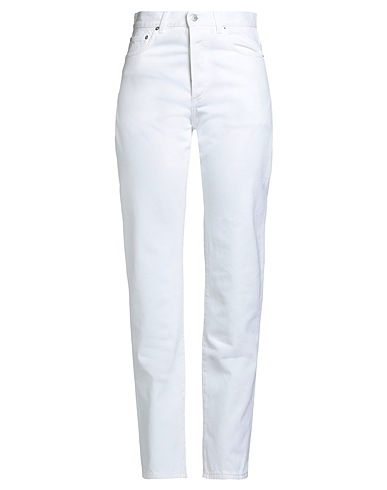 DIOR Denim trousers White 100% Cotton