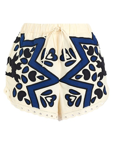 SEA Shorts & Bermuda Ivory 88% Cotton, 12% Linen