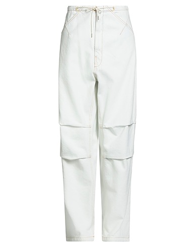 DARKPARK Denim pants White 100% Cotton