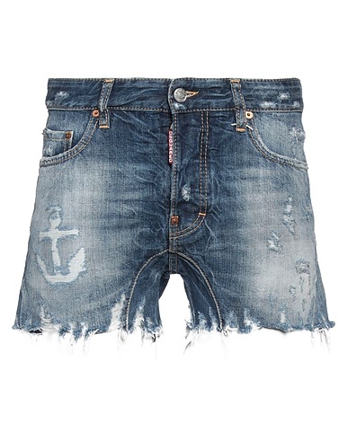 DSQUARED2 Denim shorts Blue 100% Cotton