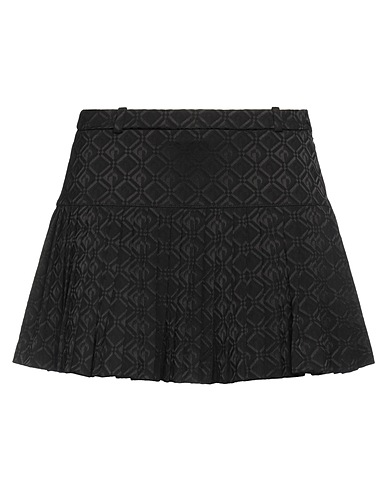 MARINE SERRE Mini skirt Black 79% Viscose, 20% Wool, 1% Elastane