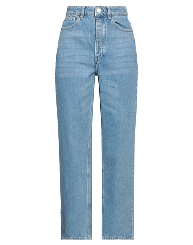 BY MALENE BIRGER Denim trousers Blue 100% Organic cotton