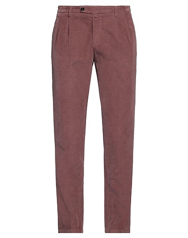 BRIGLIA 1949 Casual trouser Chocolate brown 96% Cotton, 4% Elastane