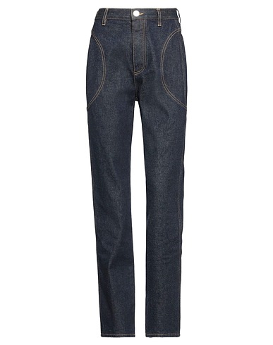 ALAÏA Denim trousers Blue 100% Cotton