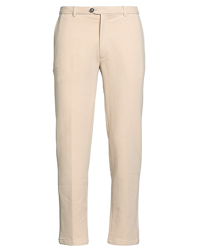 CIRCOLO 1901 Casual trouser Beige 95% Cotton, 5% Elastane
