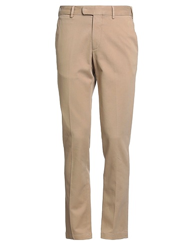 DEVORE INCIPIT Casual trouser Beige 97% Cotton, 3% Elastane