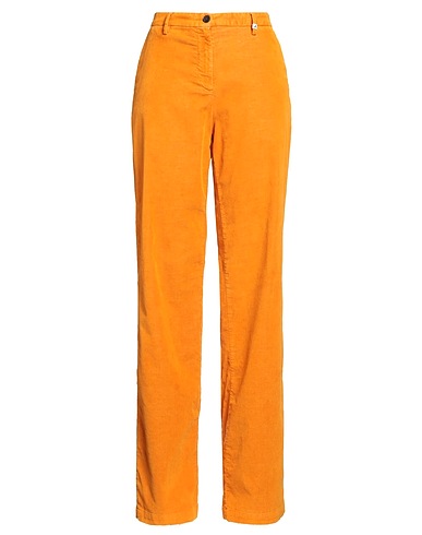 MYTHS Casual pants Orange 71% Cotton, 26% Polyester, 3% Elastane