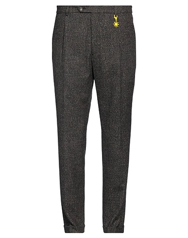 MANUEL RITZ Casual trouser Black 49% Polyester, 20% Viscose, 18% Acrylic, 12% Wool, 1% Elastane