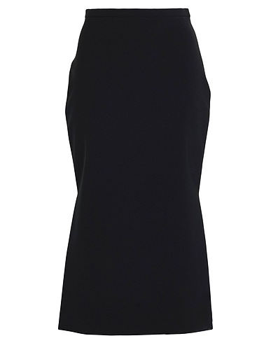 PHILOSOPHY di LORENZO SERAFINI Midi skirt Black 88% Polyester, 12% Polyurethane