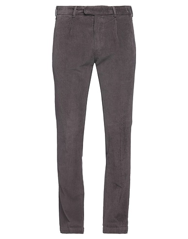 DEVORE INCIPIT Casual trouser Dark brown 81% Cotton, 10% Modal, 4% Silk, 4% Cashmere, 1% Elastane