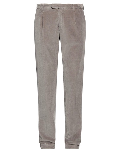 BRIGLIA 1949 Casual pants Grey 74% Cotton, 24% Modal, 2% Elastane