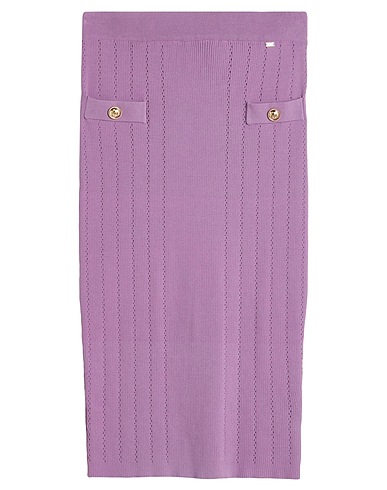 GAUDÌ Midi skirt Lilac 65% Viscose, 35% Polyamide