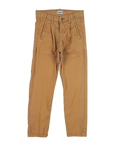 BIKKEMBERGS Casual pants Camel 97% Cotton, 3% Elastane