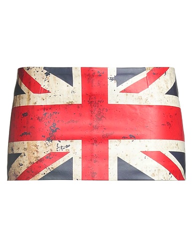 MOWALOLA Mini skirt Red 55% Polyurethane, 45% Viscose