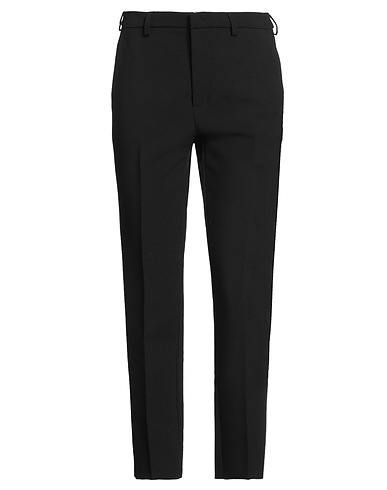 MERCI ITALIA Casual pants Black 83% Polyester, 13% Viscose, 4% Elastane