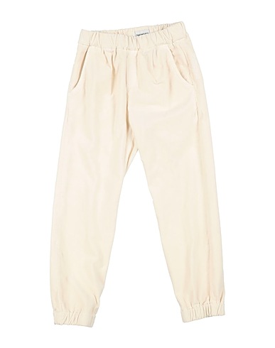 BIKKEMBERGS Casual trouser Ivory 97% Cotton, 3% Elastane