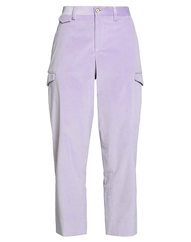 BRIGLIA 1949 Casual trouser Lilac 98% Cotton, 2% Elastane