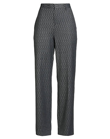 BRIGLIA 1949 Casual pants Charcoal 53% Polyester, 43% Virgin Wool, 4% Elastane