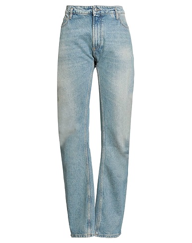 THE BIG WHITE BLUE Pantaloni jeans Blu 100% Cotone, Poliestere