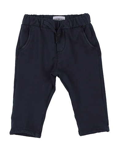 BIKKEMBERGS Casual pants Midnight blue 97% Cotton, 3% Elastane