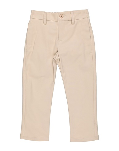 BIKKEMBERGS Casual pants Beige 98% Cotton, 2% Elastic fibres