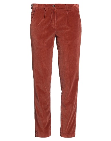 BRIGLIA 1949 Casual trouser Rust 99% Cotton, 1% Elastane